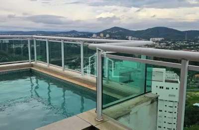 Apartamento cobertura mobiliado 342m², aluguel r$ 40.000 - alphaville/sp