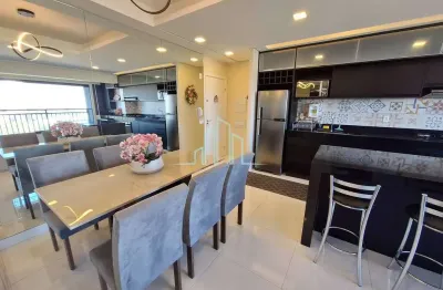 Apartamento mobiliado aluguel 2 dormitórios, 70m² por r$ 7.350 - alphaville