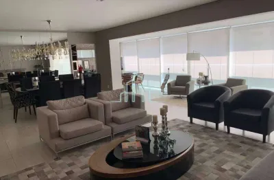 Apartamento com 3 dormitórios para alugar, 235 m² por r$ 22.000/alphaville