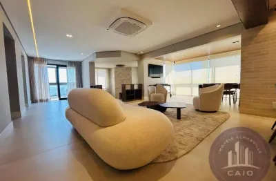 Apartamento mobiliado com 287m² a venda por r$ 4.490.000 alphaville/sp