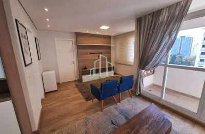 Apartamento mobiliado, 63m² para aluguel por r$ 4.500,00 - alphaville/sp