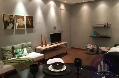 Apartamento mobiliado, 3 quartos à venda, 72 m² por r$ 745.000 - alphaville