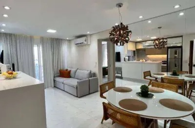 Apartamento mobiliado a venda e aluguel,  70m² por r$ 7.900 - alphaville/sp