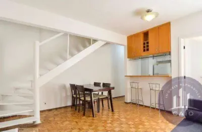 Apartamento mobiliado com 2 dormitórios à venda -  alphaville/sp
