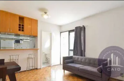 Apartamento mobiliado com 2 dormitórios à venda -  alphaville/sp