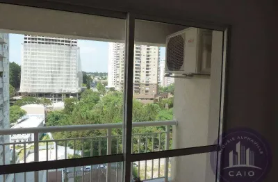 Apartamento mobiliado à venda, 50 m² por r$ 625.000,00  alphaville/sp