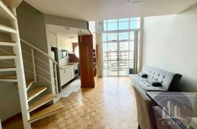 Apartamento duplex 63m², 1 dormitório para aluguel, r$ 3.850 -alphaville/sp