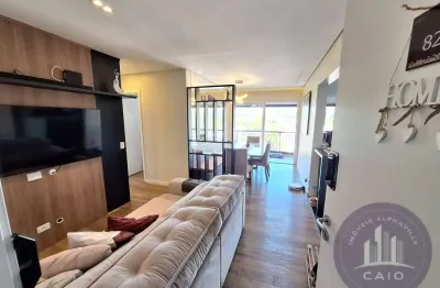 Apartamento com  81m² com 2 dormitórios- aluguel por r$ 8.600 alphaville/sp