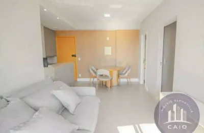 Apartamento mobiliado alugar, 50m com 1 dormitório, r$ r$ 5.500 -alphaville