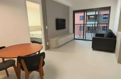 Apartamento mobiliado com 1 suíte 52m², por r$ 6.500,00/mês - alphaville/sp