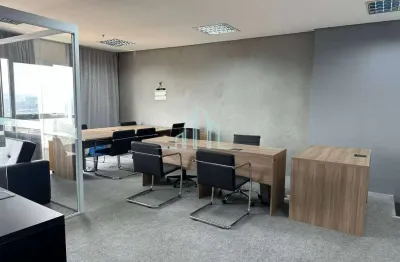 Sala mobiliada com 53 m² para aluguel por r$ 5.000,00 - alphaville/sp