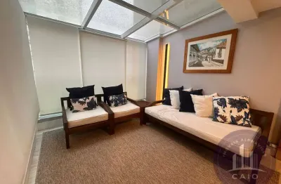 Apartamento mobilado para aluguel com 176 m², por r$ 14.500 - alphaville/sp