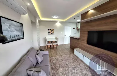 Apartamento mobiliado, 50 m² - venda e aluguel r$ 5.500/mês - alphaville/sp