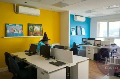 Sala mobiliada com 80 m² para aluguel por r$ 8.000,00 - alphaville/sp