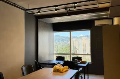 Sala mobiliada  com 30 m² para aluguel por r$ 3,000,00 - alphaville/sp