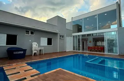 Casa à venda espetacular no parque real,  em mogi guaçu - 3 dormitórios, 287m²