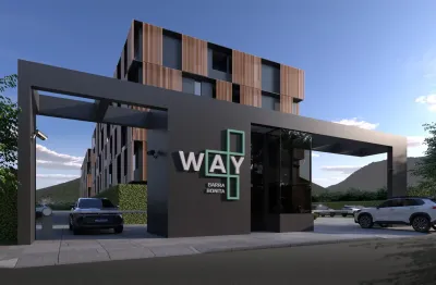 Apartamento à venda em barra bonita – 1 quarto térreo com suíte e varanda - way barra bonita – recreio dos bandeirantes, rj