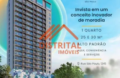Float – apartamento 1 quarto (na planta) - viva ou invista no coração de belo horizonte/mg