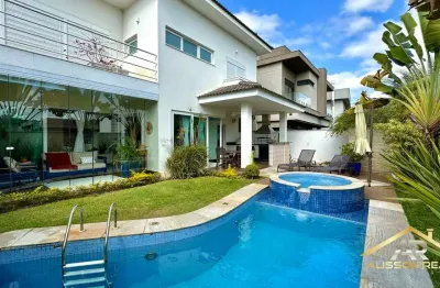 Mansão luxuosa localizada no tamboré 11 - 400m² - 4 suítes