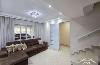 Sobrado 3 quartos e 2 vagas no cidade das flores, excelente acabamento.