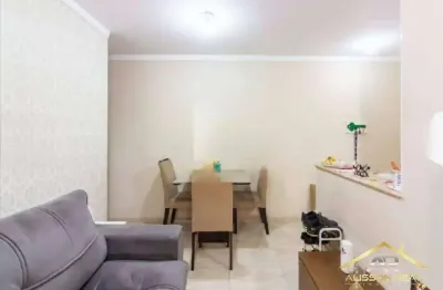 Apartamento no bairro santa maria 02 dormitórios, sala com sacada, 49 m².