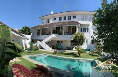 Granja viana casa de alto padrão, rua fechada, 4 sts, 2000m² - cotia - sp