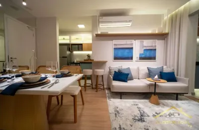 Apto novo de 56m² com 2 quartos, 2 suítes e varanda no morumbi - sp.