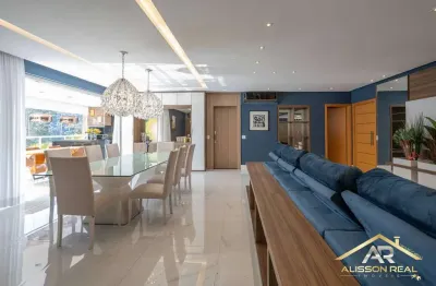 Apto sofisticado de 224m², 3 suítes, varanda gourmet no tamboré - sp.