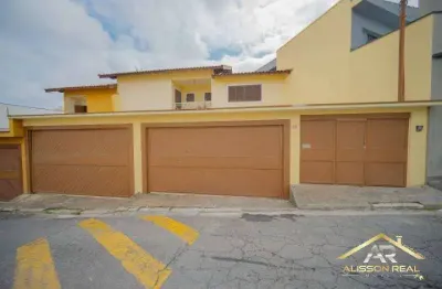 Lindo sobrado de 184m², 3 suítes, 4 banheiros, 5 vagas no bela vista/osasco