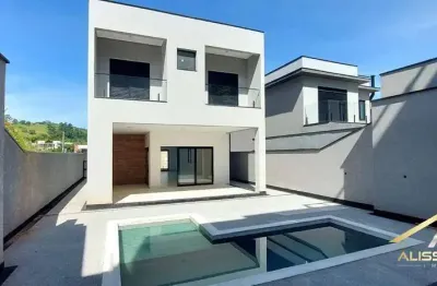 Casa nova new ville, 4 suítes, 4 vagas e 358m². suru - santana parnaíba.