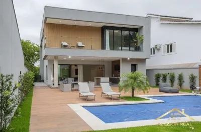 Belíssima casa no res. 12, 4 suítes, 630m² - 4 vagas - alphaville - sp.