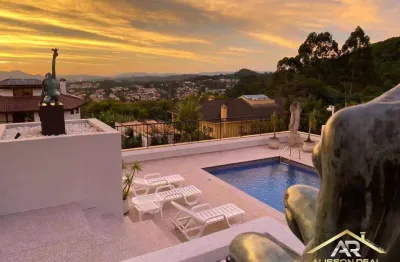 Lindo imóvel res. alpha 8, com 6 suítes, 850m² - alphaville - sp.