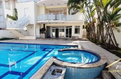 Casa para locação, com 4 suítes, 4 vagas e vista livre em alphaville - sp.