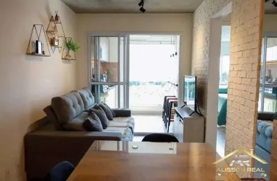 Lindo Apto, 54m² com 2 Quartos, 1 Suíte, Mobiliado na Vila Osasco, Osasco.