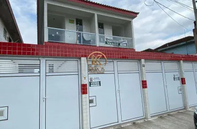 Casa sobreposta para venda em guarujá, parque estuário (vicente de carvalho), 2 dormitórios, 1 suíte, 2 banheiros, 1 vaga