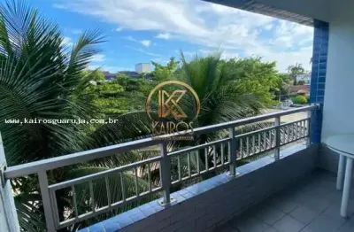 Apartamento para venda em guarujá, jardim virginia, 2 dormitórios, 2 suítes, 3 banheiros, 1 vaga