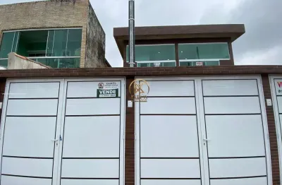 Casa sobreposta para venda em guarujá, parque estuário (vicente de carvalho), 2 dormitórios, 1 suíte, 1 banheiro, 1 vaga