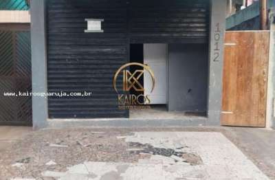 Loja para locação em guarujá, jardim maravilha (vicente de carvalho), 1 banheiro