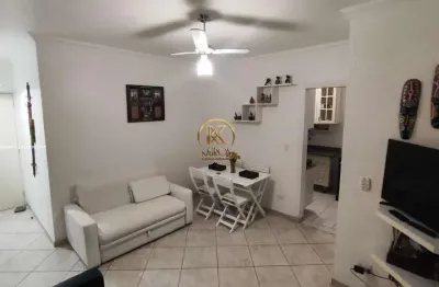 Apartamento para locação em guarujá, centro, 1 dormitório, 1 banheiro, 1 vaga