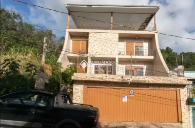 Casa em condomínio fechado com 4 quartos para alugar na rua professor luiz antônio lopes, 530, morro santana, porto alegre, 429 m2 por r$ 3.800