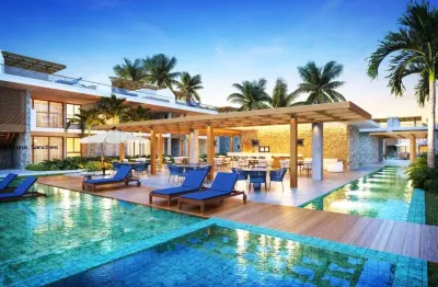 Village para venda em camaçari, itacimirim (monte gordo), 3 dormitórios, 3 suítes, 4 banheiros, 2 vagas