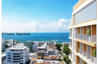 Apartamento para venda em salvador, ondina, 1 dormitório, 1 suíte, 1 banheiro, 1 vaga
