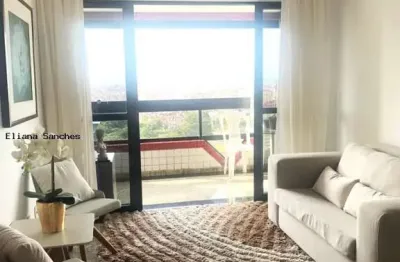 Apartamento para venda em salvador, candeal - cidade jardim, 3 dormitórios, 1 suíte, 3 banheiros, 2 vagas