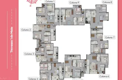 Apartamento com 2 quartos à venda na Rua 1º de Maio, Aribiri, Vila Velha