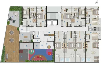 Apartamento com 1 quarto à venda na Avenida José Maria Vivácqua Santos, Jardim Camburi, Vitória
