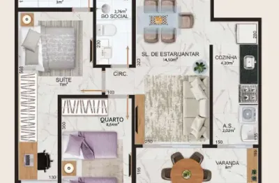 Apartamento com 2 quartos à venda na Rua Carlos Lindenberg, Jardim Camburi, Vitória