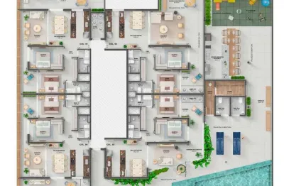 Apartamento com 2 quartos à venda na Rua Getúlio Coutinho, Enseada Azul, Guarapari