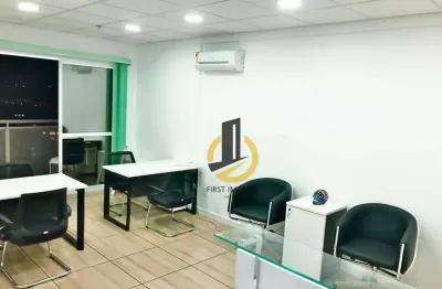 Sala comercial para locação ou venda no condomínio infinity trade center - 38m² - copa - 1 banheiro - ar condicionado - sacada - 1 vaga - no ipiranga