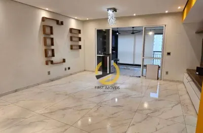 Apartamento à venda no edifício royale merit - 126m² - 3 suítes - varanda gourmet- 2 vagas - em santo andré