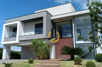 Casa à venda no condomínio residencial fazenda alvorada - terreno 1000m² - 560m² - 5 suítes - 6 vagas